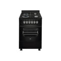 Blaze 2 Gas + 2 Electric with Electric Oven Black