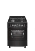 TOTAI STYLE 60CM 4 BURNER GAS STOVE WITH ELECTRIC OVEN - BLACK