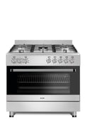 ELBA ESSENTIAL 90CM 5 BURNER GAS STOVE & ELECTRIC OVEN - STAINLESS STEEL + FREE TOTAI HEATER