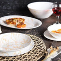 Luminarc Agorar 19 Piece Dinner Set White & Gold