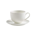 Maxwell & Williams 220ml White Basics Diamonds Tea Cup & Saucer