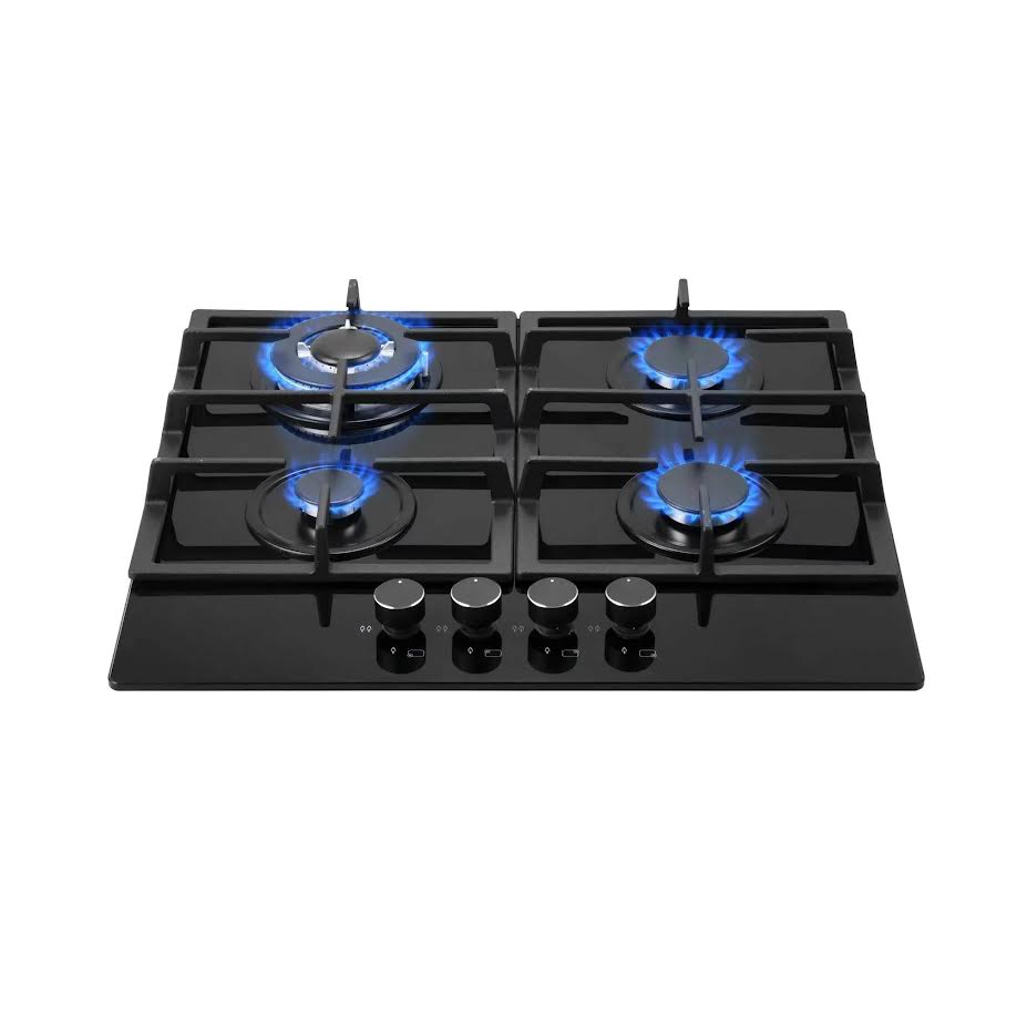 TOTAI STYLE 60CM 4 BURNER GAS ON GLASS HOB