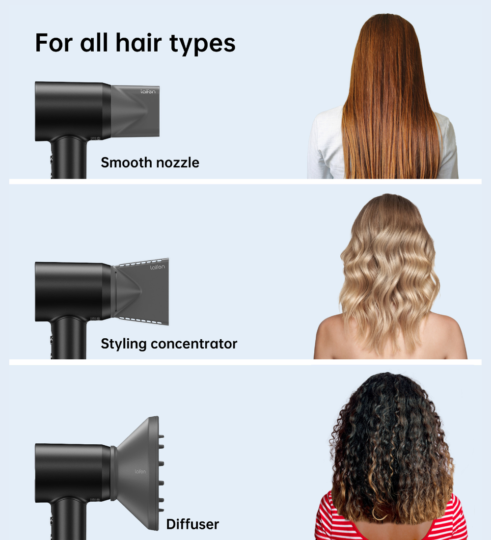 Laifen Swift Special High Speed Hairdryer Matte Black 1HD50-G-EU-BL-004