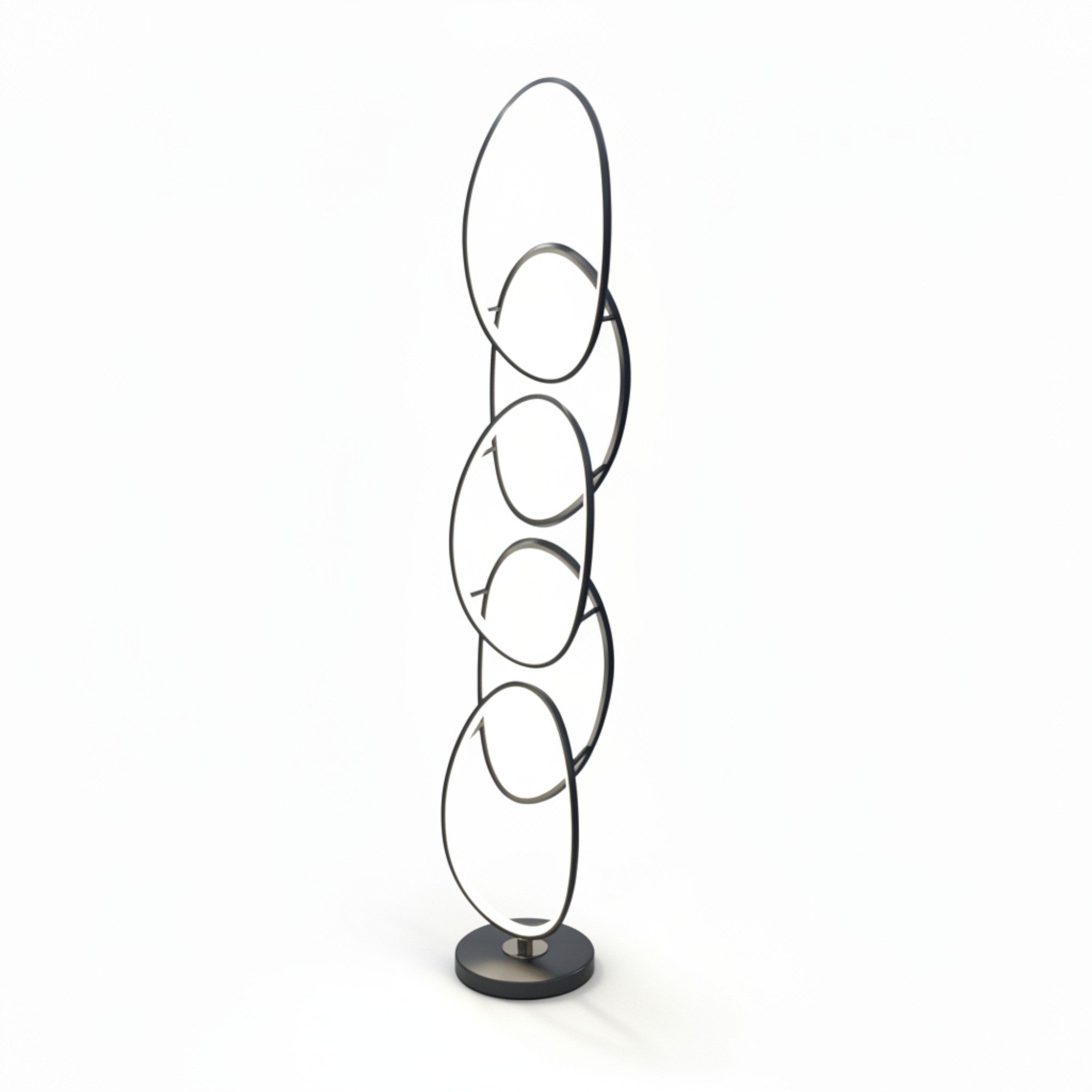 Chain Design LED Floor Lamp Black