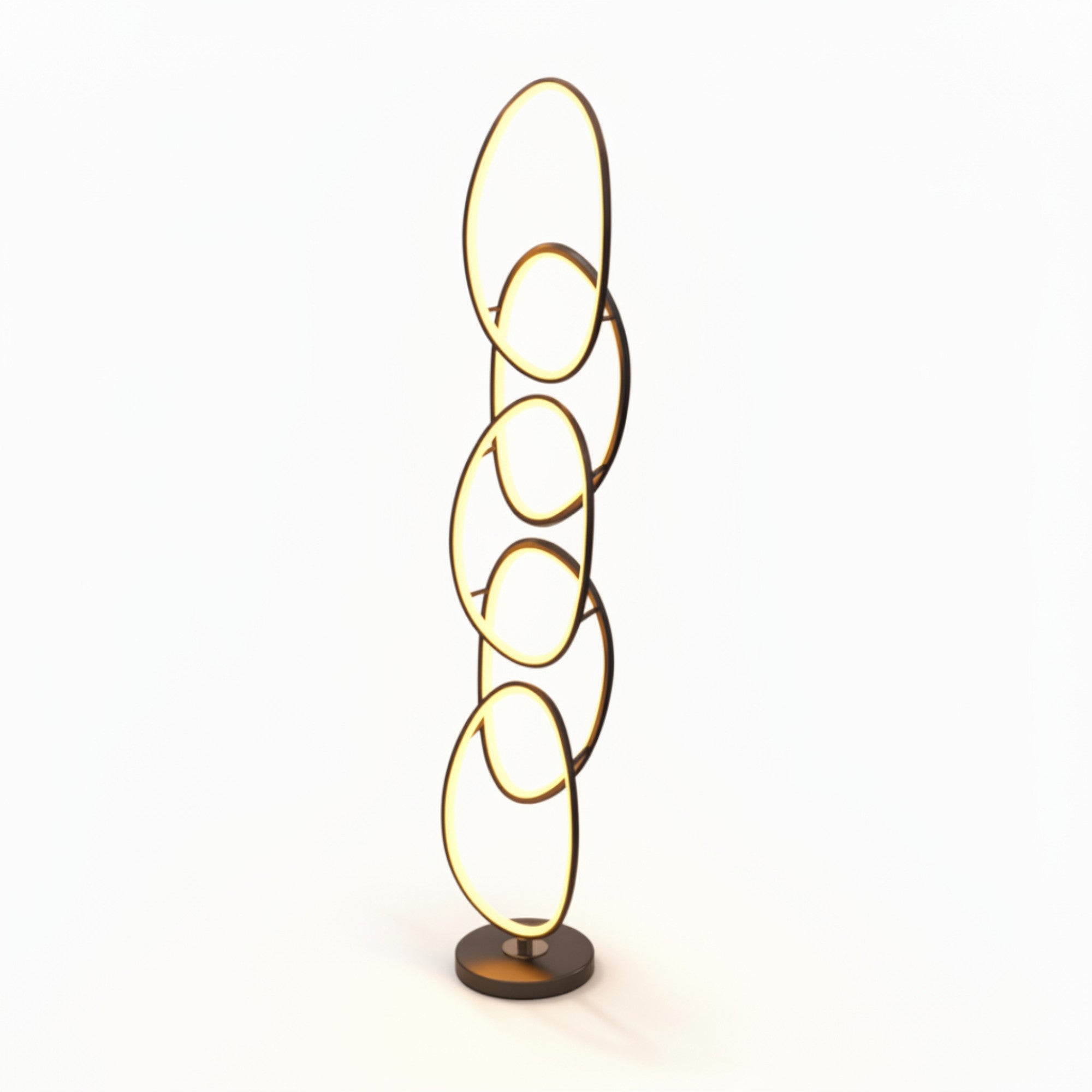 Chain Design LED Floor Lamp Black