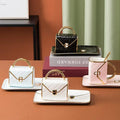 Handbag Shaped Cup & Saucer Set White