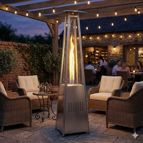 Alva Designer Quartz-Glass Gas Patio Heater – GHP20