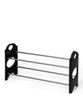 Fine Living 2 Tier Shoe Rack - Black