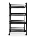 Fine Living Limber 4 Layer Trolley - Black