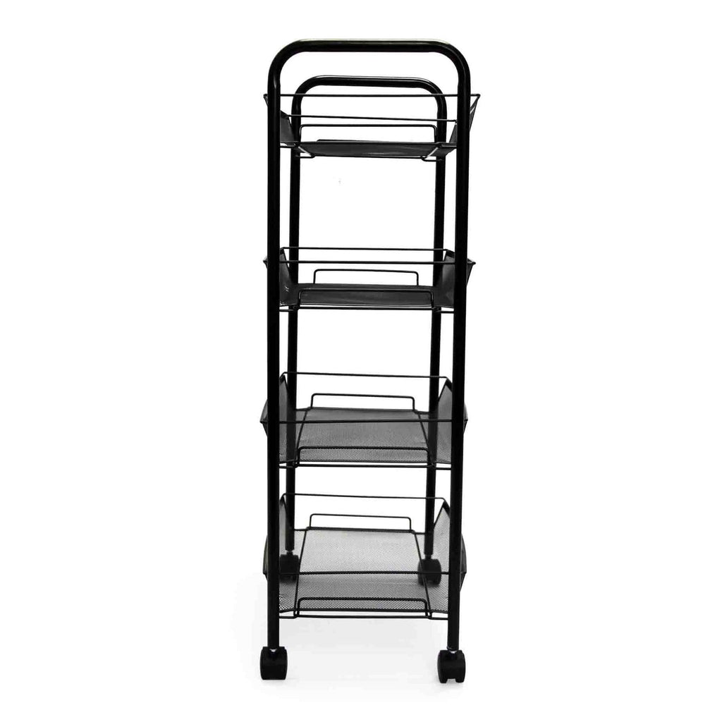 Fine Living Limber 4 Layer Trolley - Black