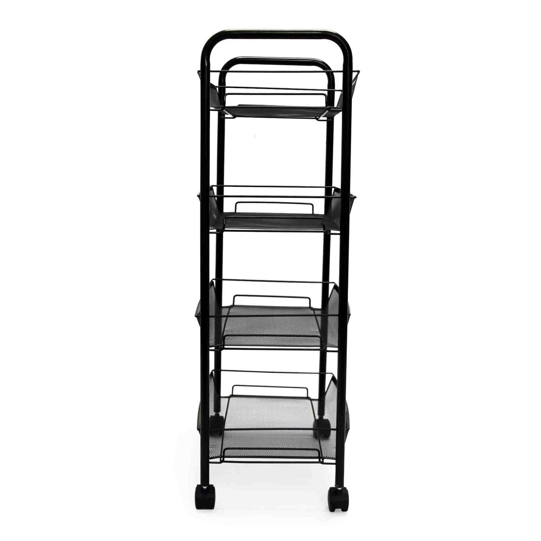 Fine Living Limber 4 Layer Trolley - Black