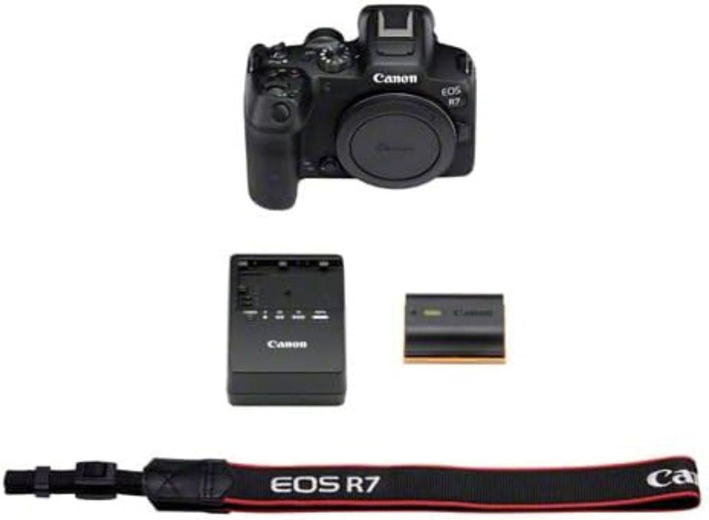 Canon EOS R7 Mirrorless Camera Body + Ef-eos R Eu26