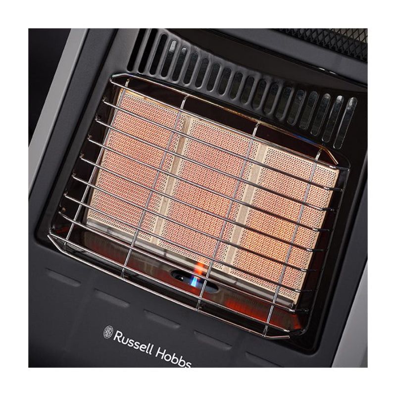 Russell Hobbs 3 Panel Gas & Quartz Heater - RHGQH03