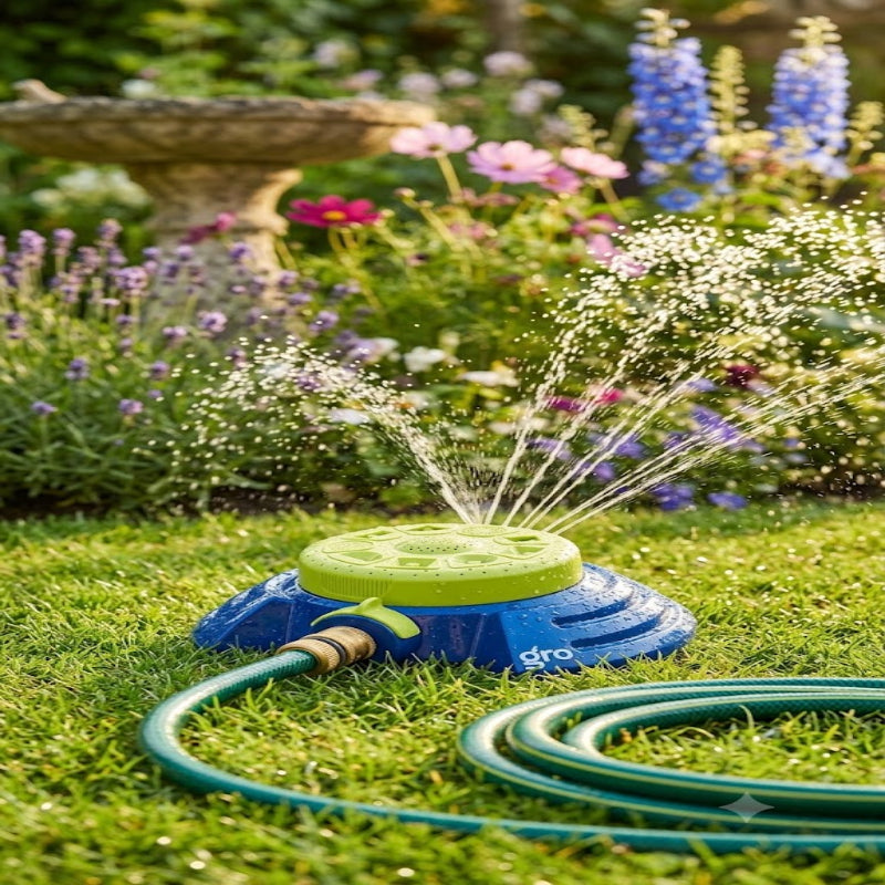 Sprinkler With Metal Base 9WAY