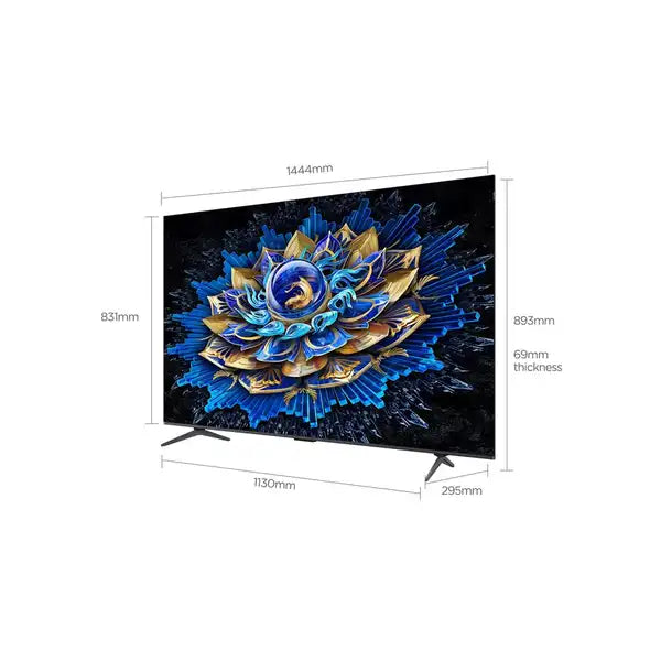 TCL 65-INCH P8L PREMIUM QD-MINI LED GOOGLE TV 144HZ