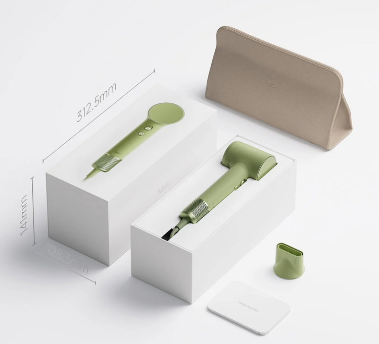 Laifen Mini High Performance Hairdryer Jungle Green1HD31-S-EU-GR-001