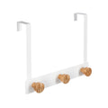 Five 3 Hook Coat Hanger White