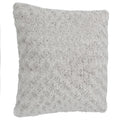 Atmosphera Curly Fur Cushion Grey