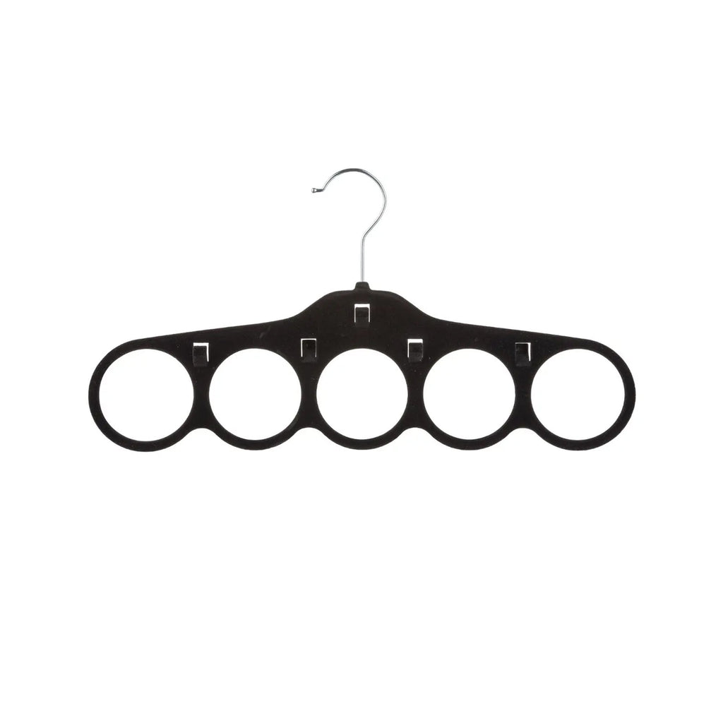 Five Velvet Scarf Hanger Black