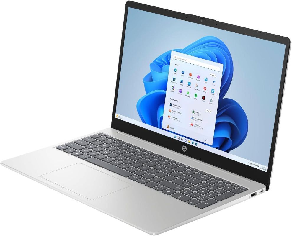 HP Laptop 15.6" FHD AMD Ryzen™ 5 16GB RAM 512GB SSD Windows 11 Home - Natural silver