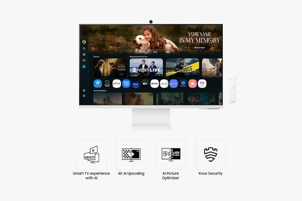 Samsung 32" Smart Monitor M8 M80F 4K Vision AI LS32FM801UAXXA