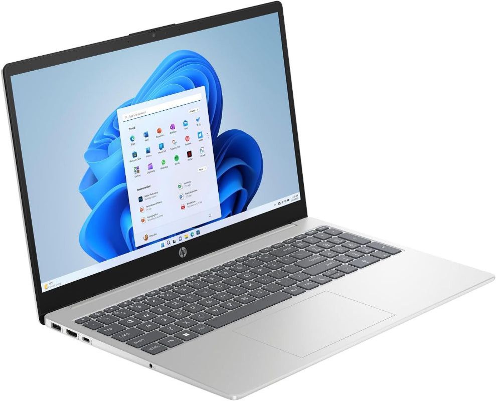 HP Laptop 15.6" FHD AMD Ryzen™ 5 16GB RAM 512GB SSD Windows 11 Home - Natural silver