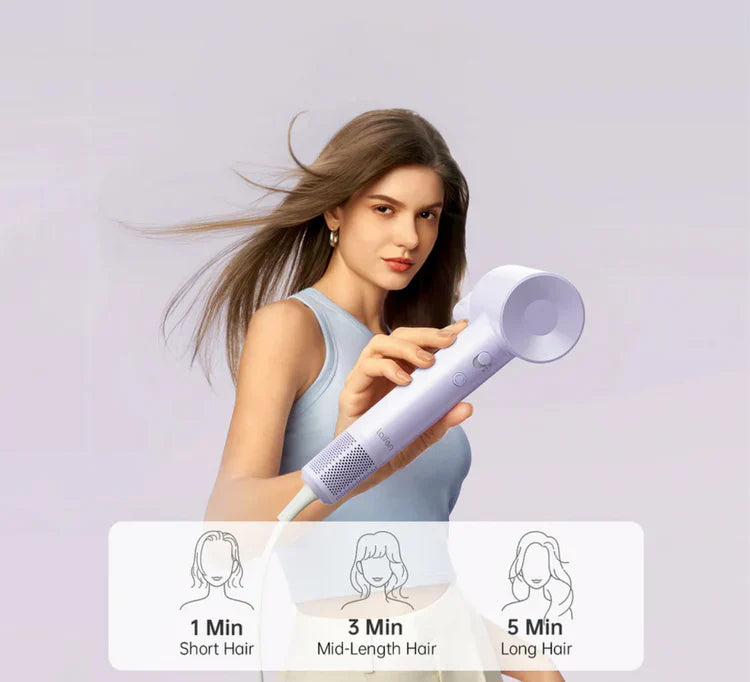 Laifen SE Lite High Performance Hairdryer Glossy Purple 1HD11-S-EU-PU-001