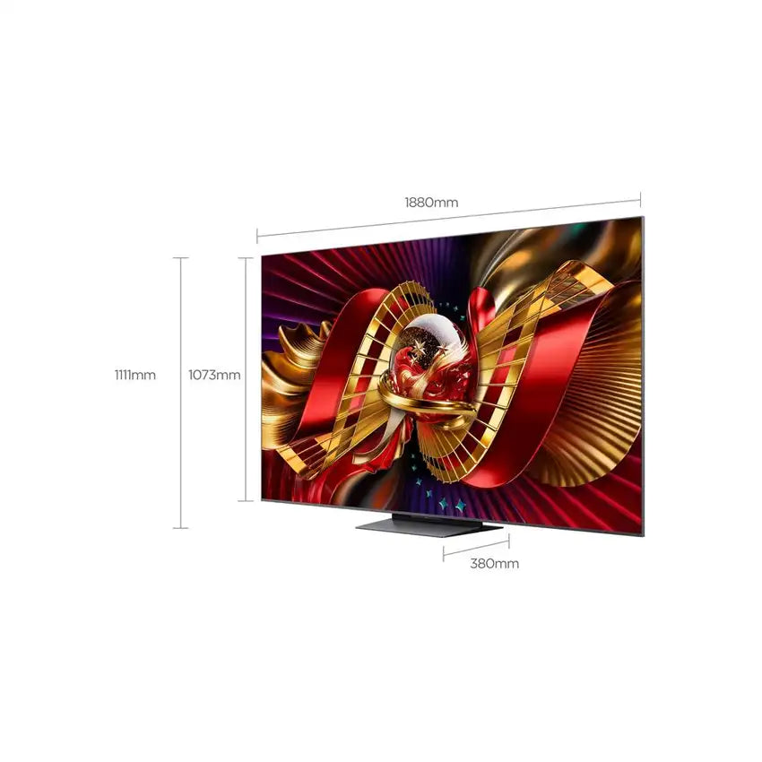 TCL 85-INCH C8L SQD-MINI LED GOOGLE TV 144HZ