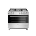 Elba Essential 90cm 5 Burner Gas Stove & Gas Oven - Stainless Steel + FREE TOTAI HEATER