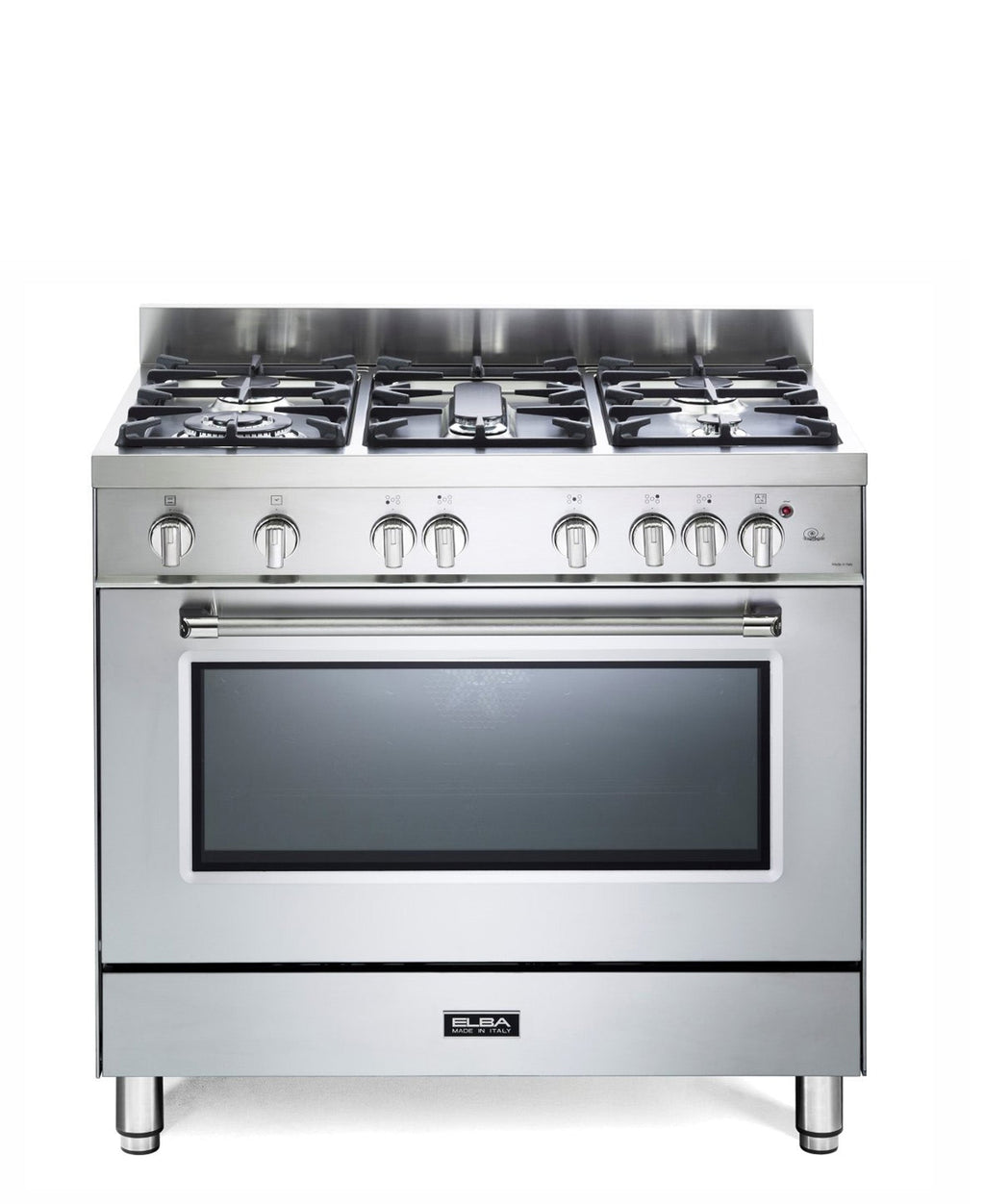 Elba Excellence 90cm 5 Burner Gas Cooker With Gas Oven - Stainless Steel + FREE TOTAI HEATER