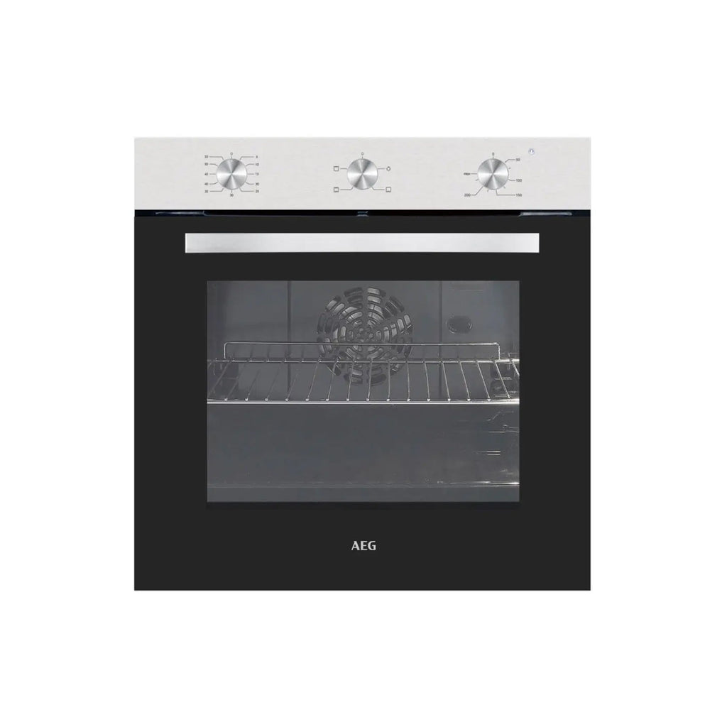 AEG 60cm Multifunction Fan Built-In Oven Black