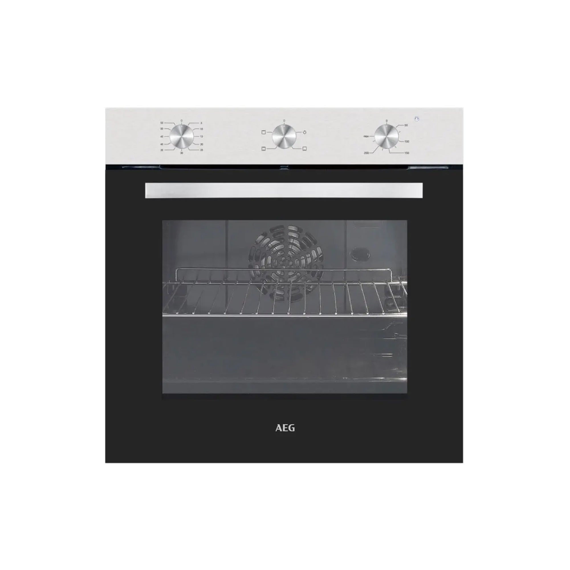 AEG 60cm Multifunction Fan Built-In Oven Black