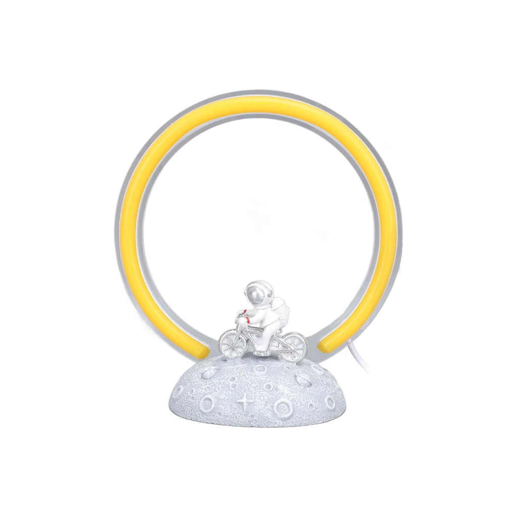 Astronaut LED Lamp White & Yellow