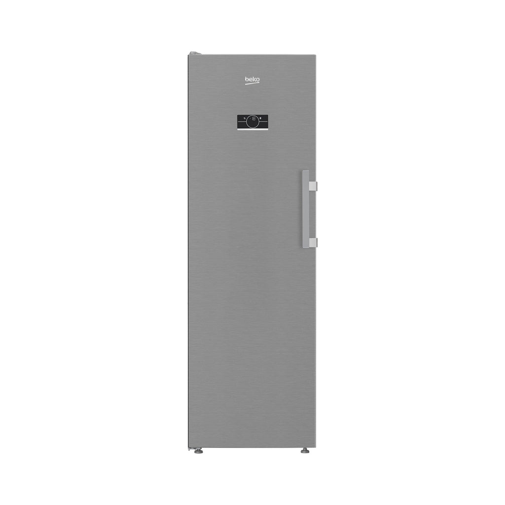 Beko 286L 60cm Upright Freezer Pearl Steel