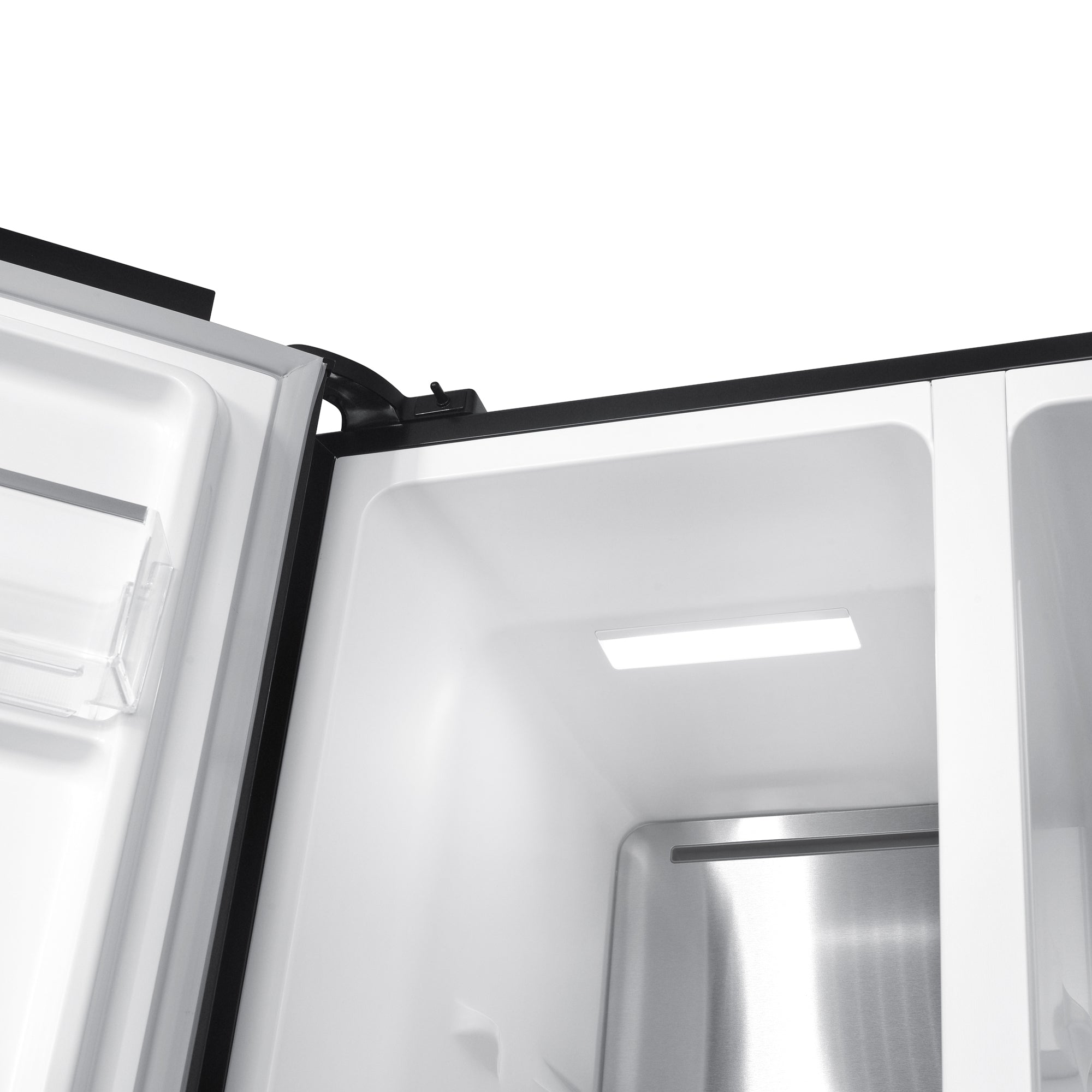 Beko 521L 91cm Side By Side Fridge Dark Inox