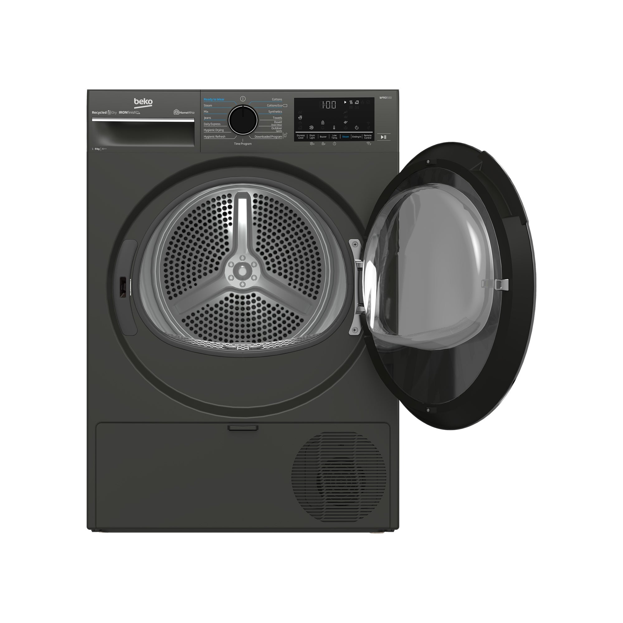 Beko 9kg Heat Pump Tumble Dryer Twilight Grey
