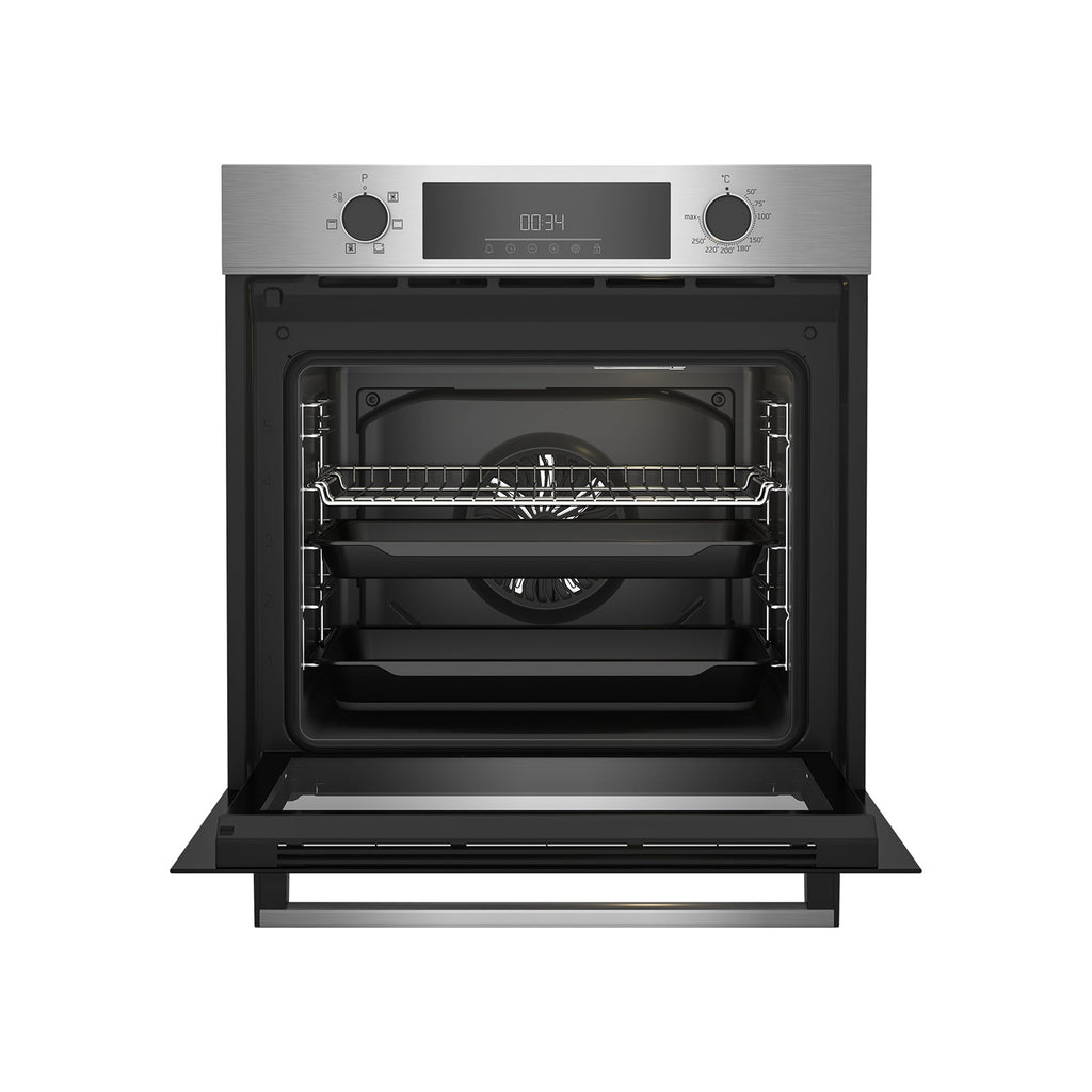 Beko Built In Electric Oven Metallic