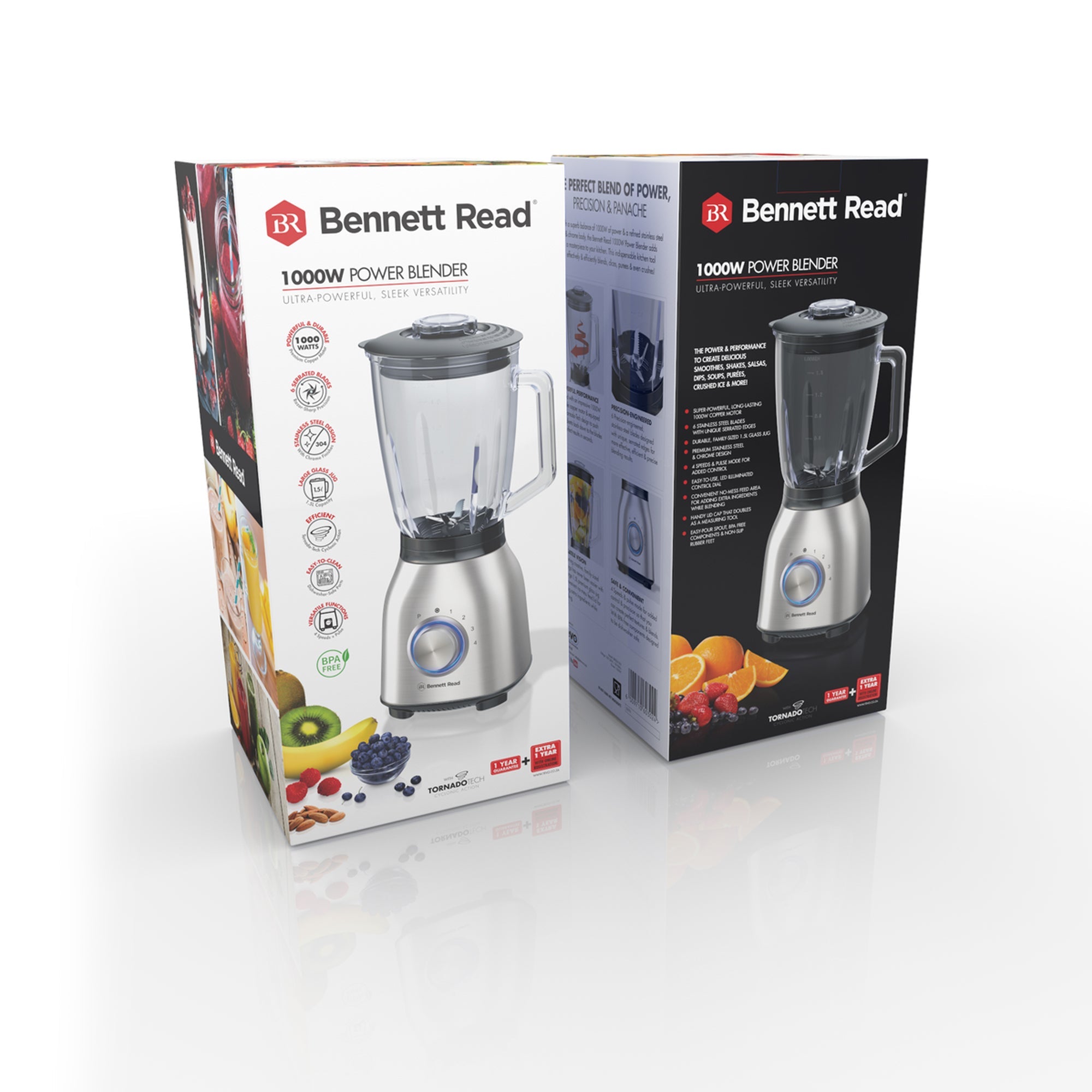 Bennett Read 1000W Power Blender Silver