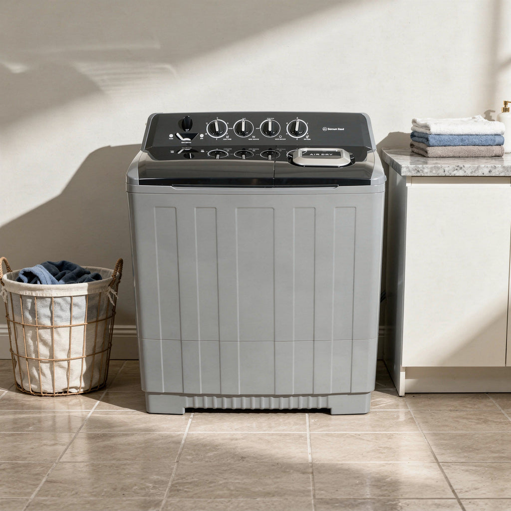 Bennett Read 24kg Twin Tub Washing Machine Grey