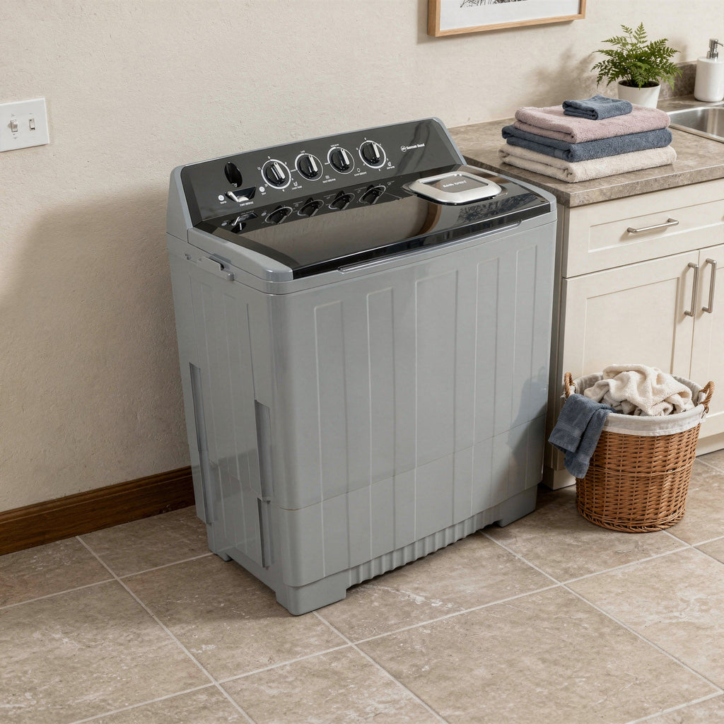 Bennett Read 24kg Twin Tub Washing Machine Grey