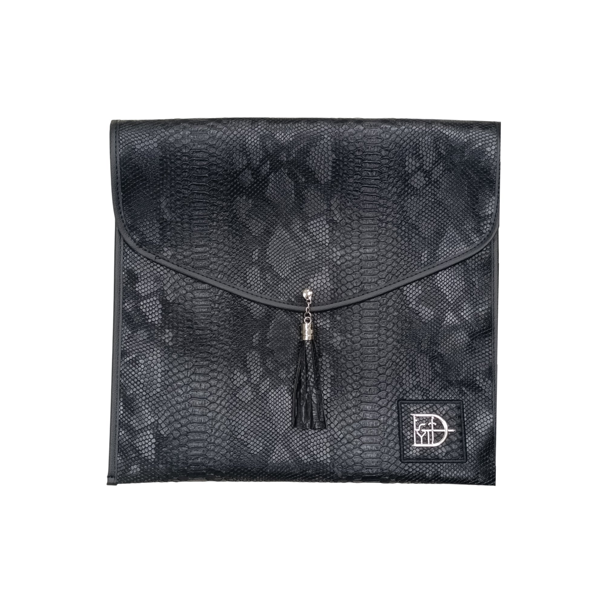 Musallah with Leather Bag Black