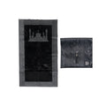 Musallah with Leather Bag Black