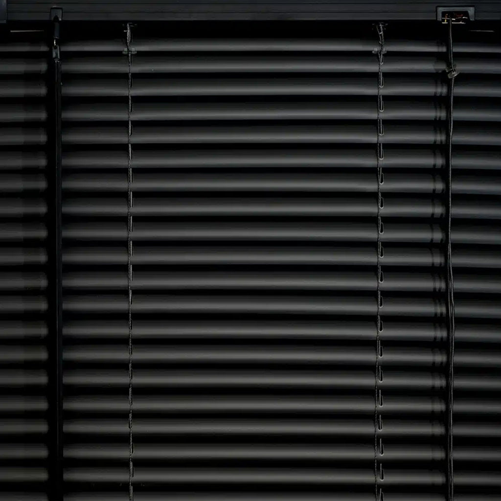 Xclusive Blinds 25mm 120 x 150cm PVC Blinds Black