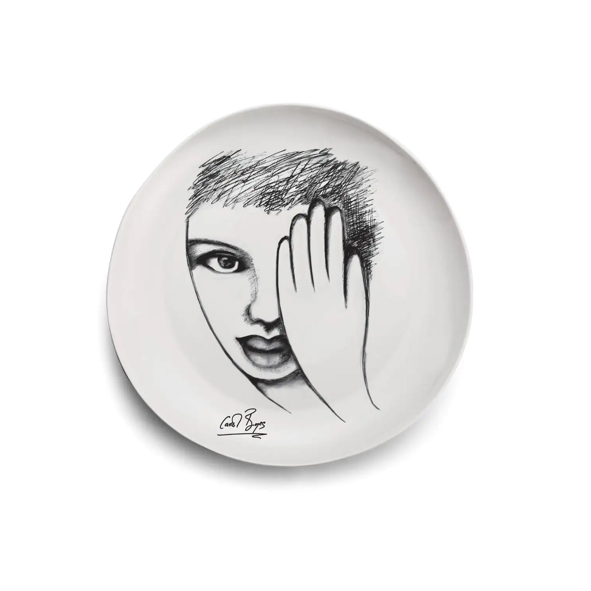Carrol Boyes 4 Piece Eye for Detail Dinner Plate Set White