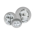 Carrol Boyes Succulent Faces 12 Piece Dinner Set Grey
