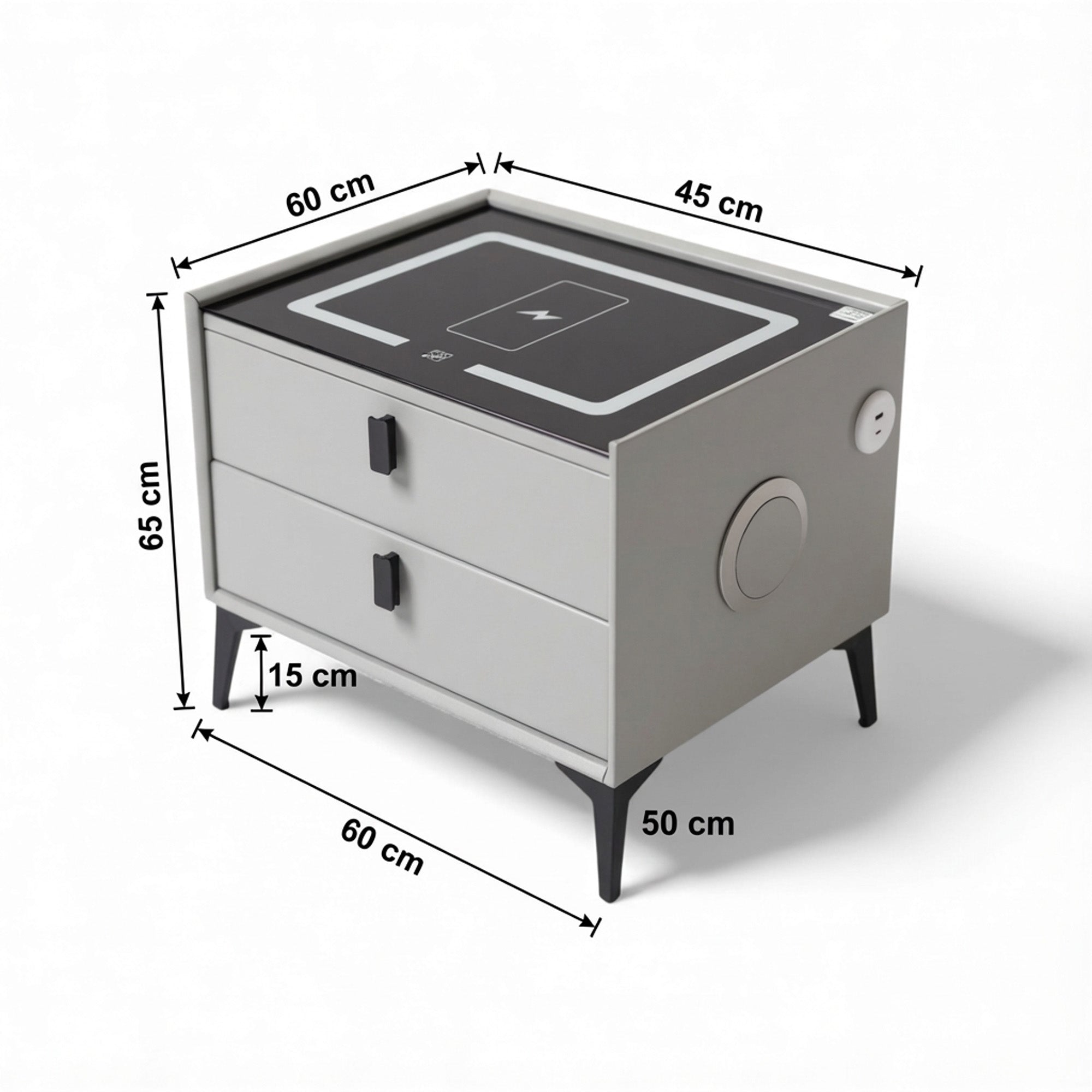 Side Pedestal Grey