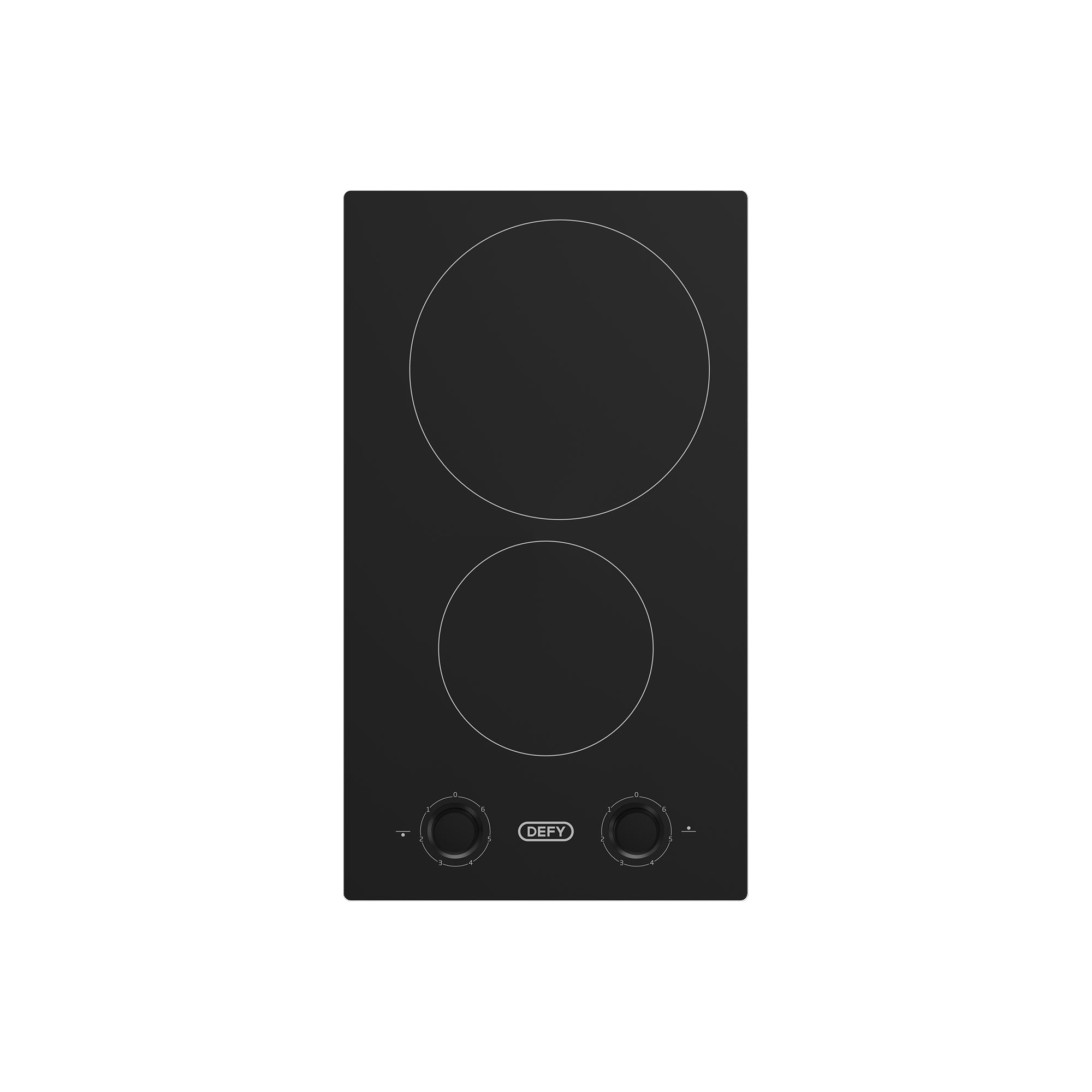 Defy 30cm Vitroceramic Hob Black