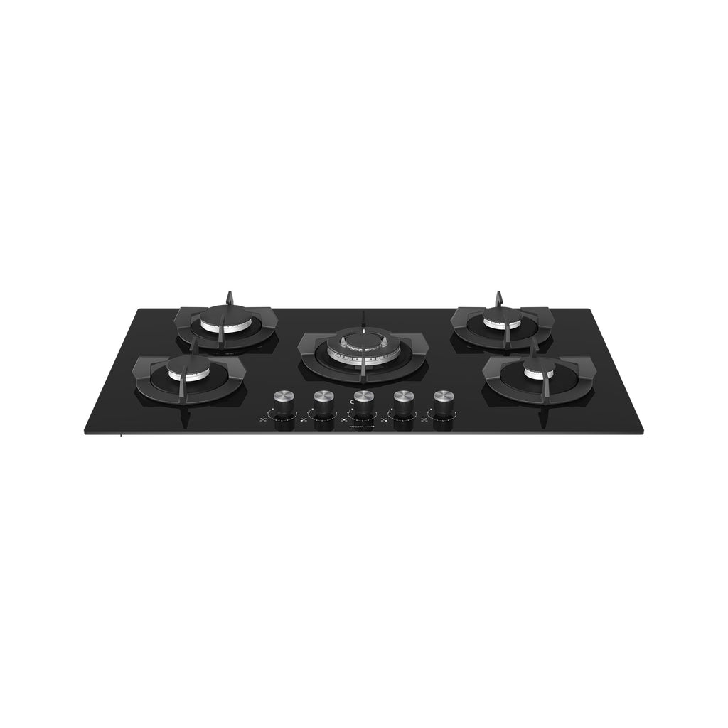 Defy 90cm Gemini Gas on Glass Hob Black
