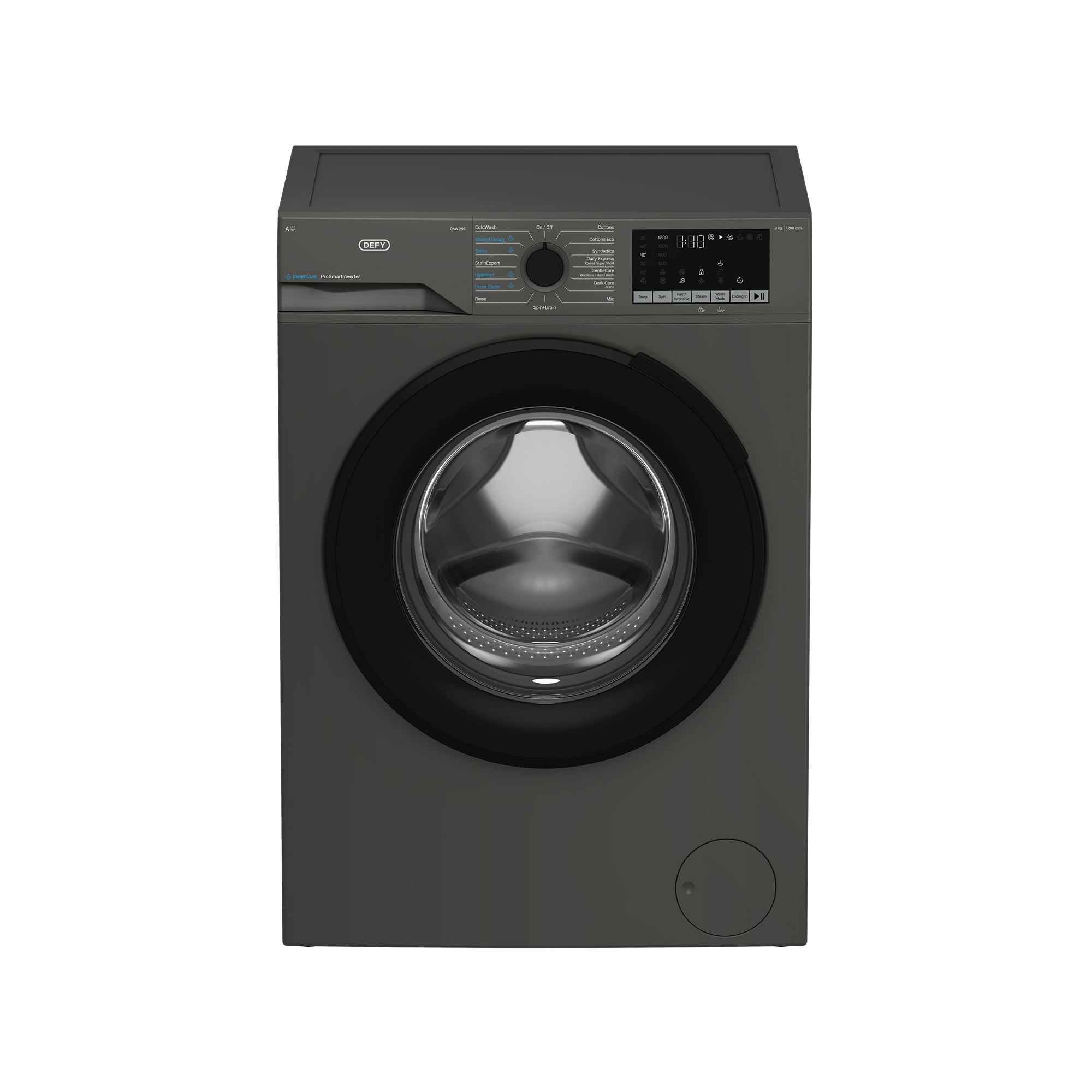 Defy 9kg Front Loader Washing Machine Manhattan Grey