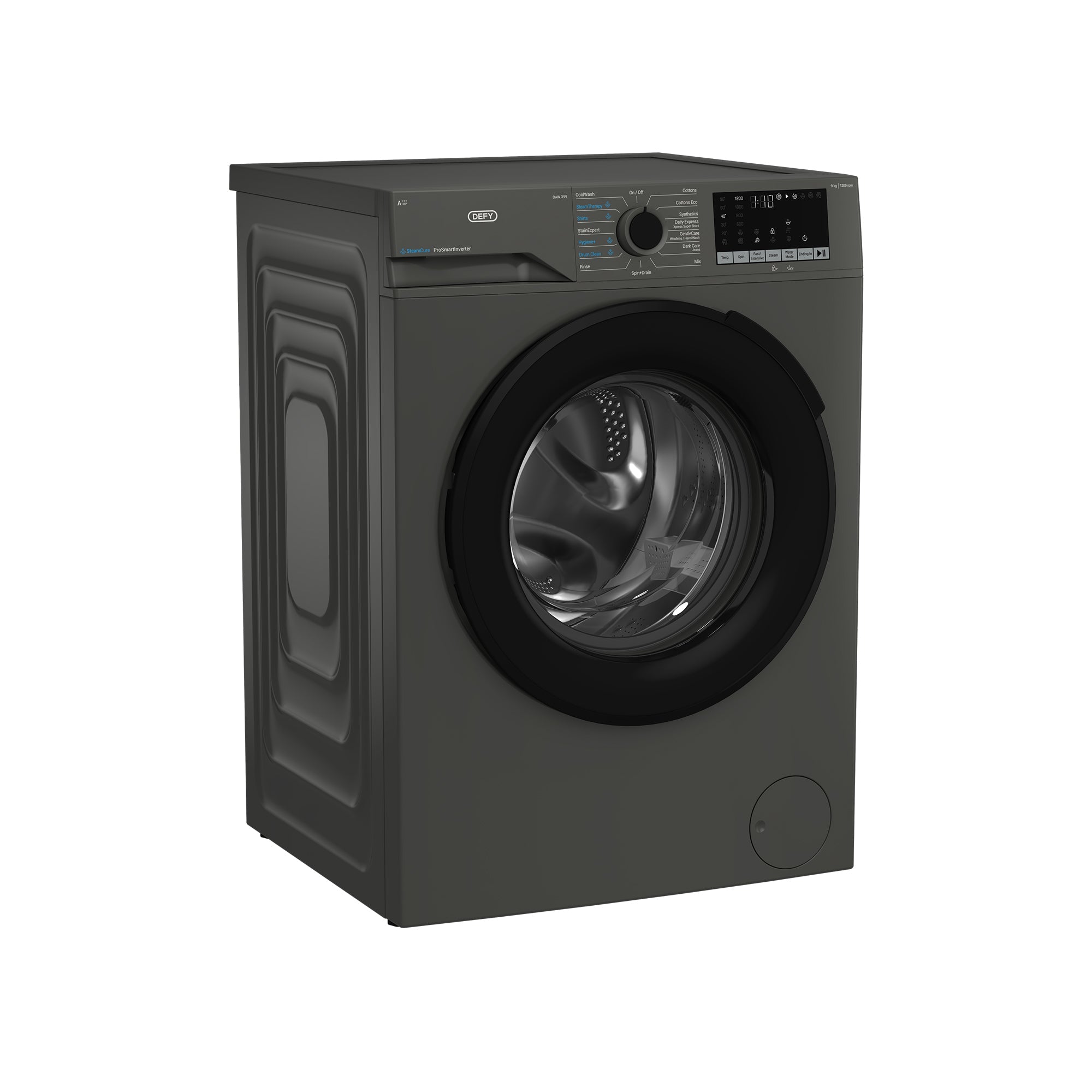 Defy 9kg Front Loader Washing Machine Manhattan Grey